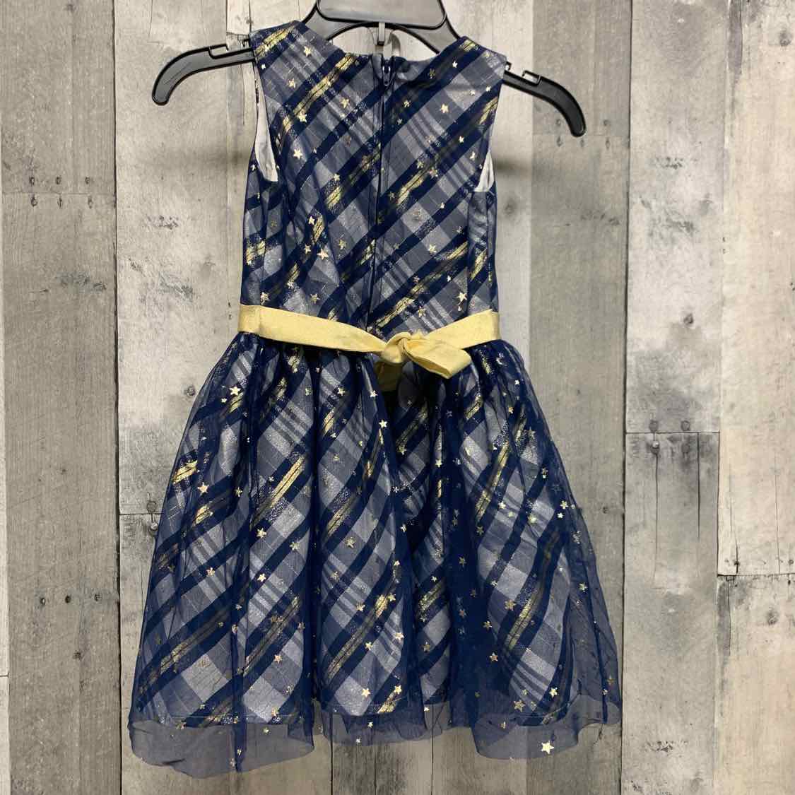 Size 5 Navy/Gold Wonder Nation Dress - Party