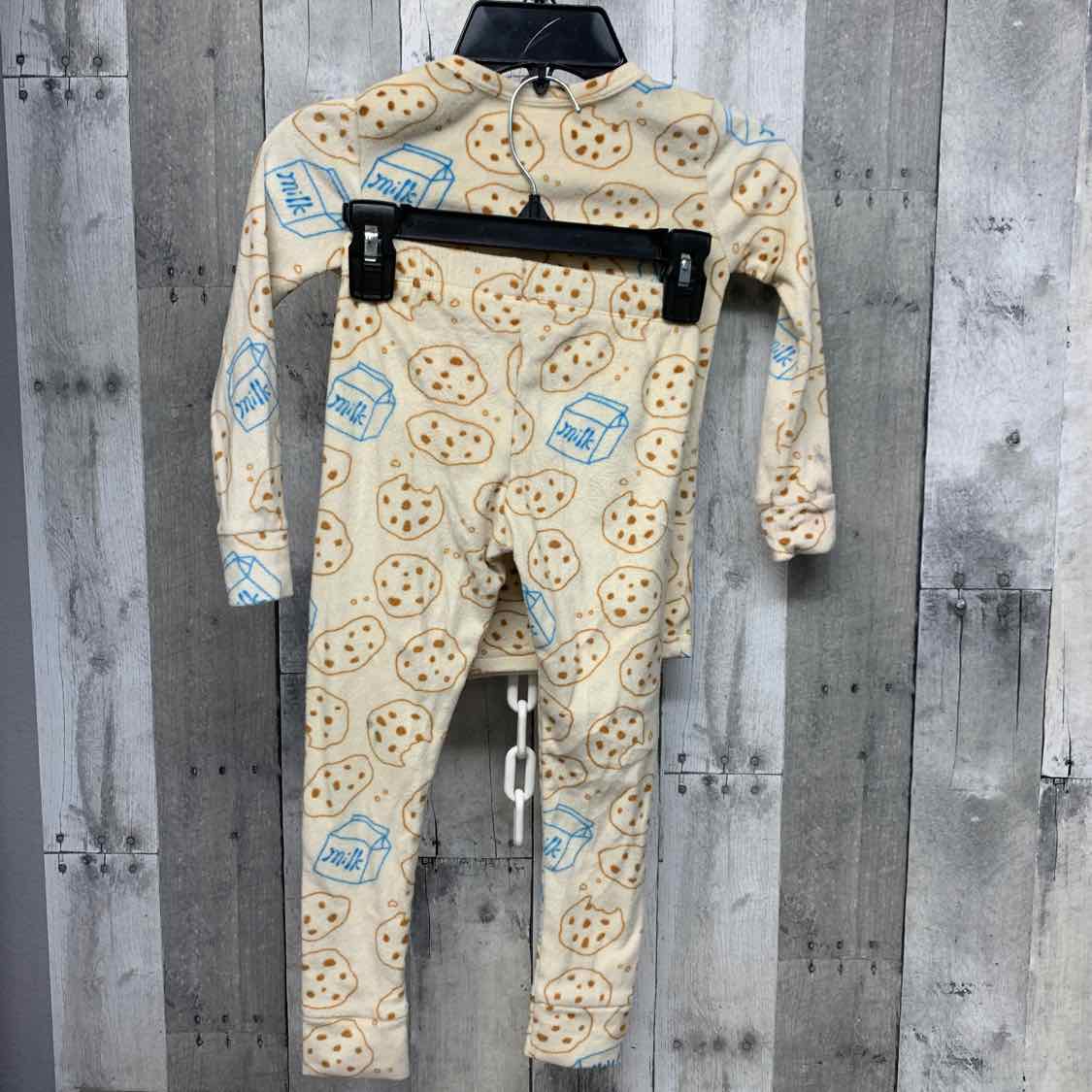 Size 4T Yellow Print Cat & Jack 2pc PJs
