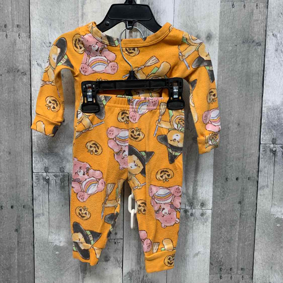 Size 12 Months Orange/Purple B Brand 2pc PJs