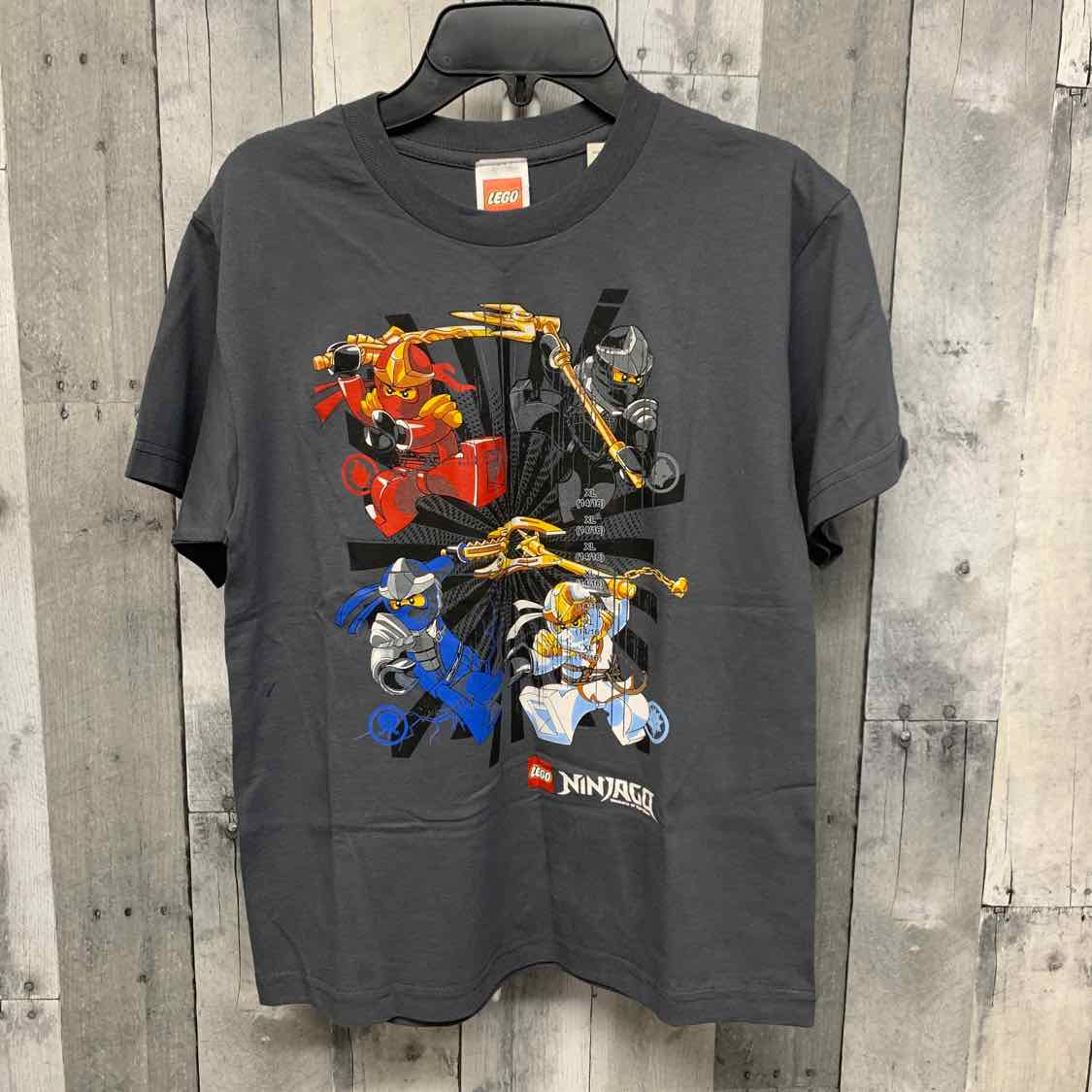 Size Large Gray Graphic Lego T Shirt