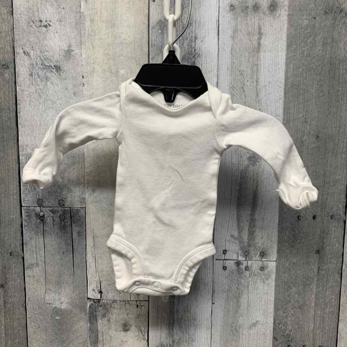 Size Preemie White Child of Mine Bodysuit