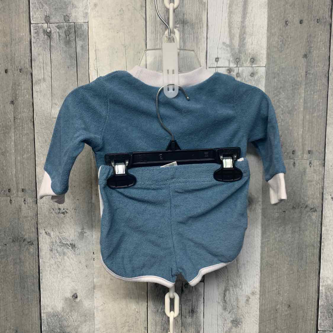 Size 3-6 Months Blue B Brand Shirt/Shorts