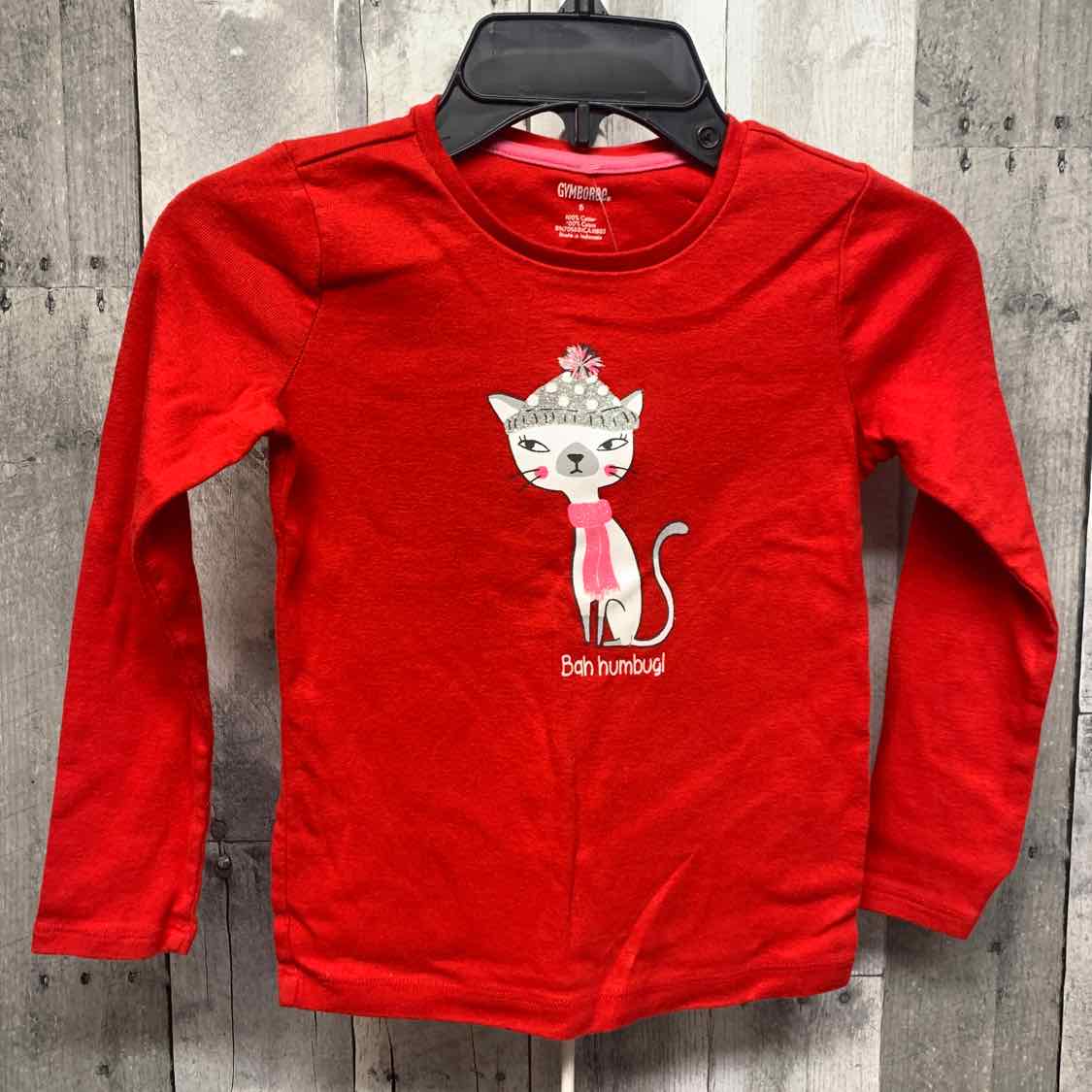 Size 5 Red Graphic Gymboree Long Sleeve Shirt