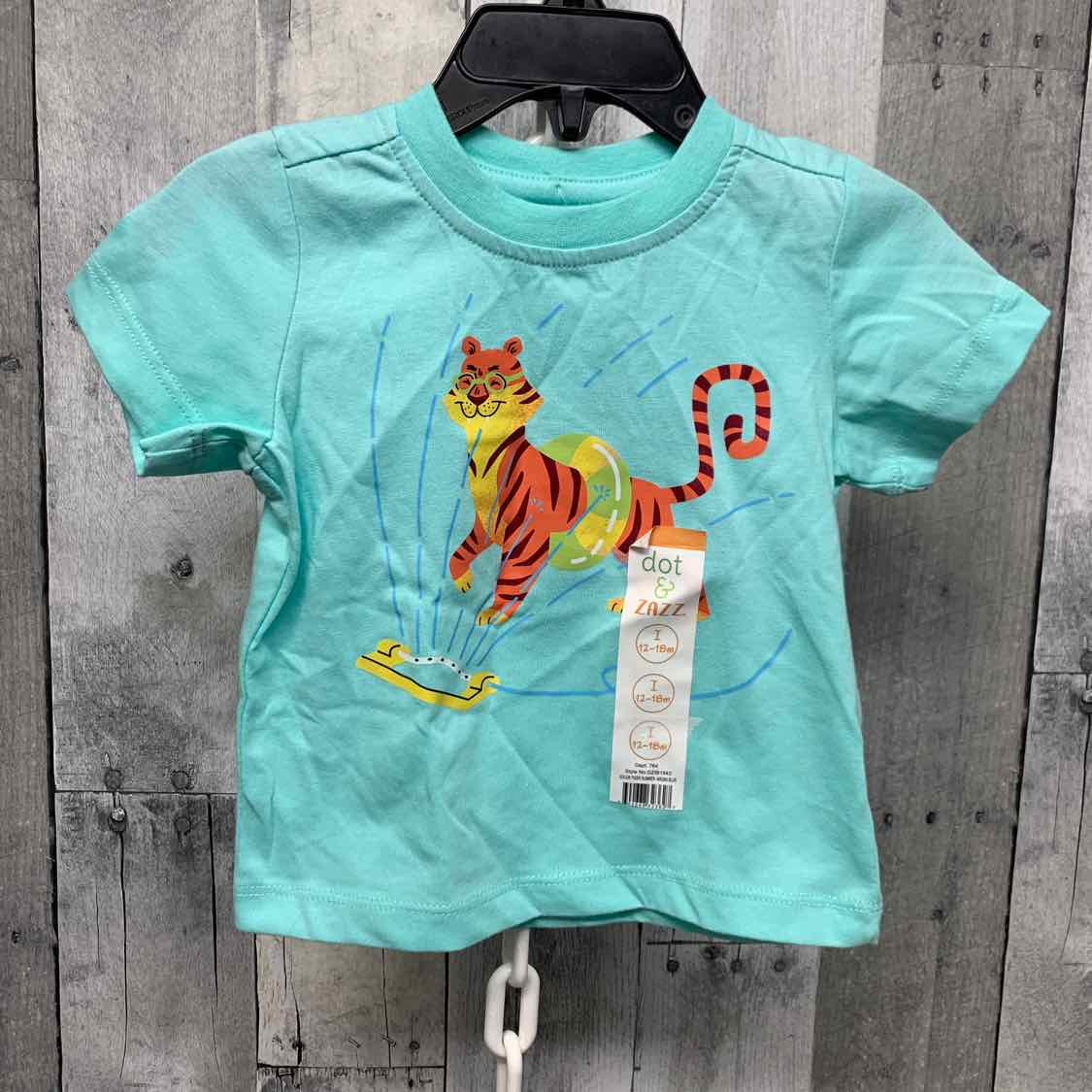 Size 12-18 Months Blue Graphic B Brand T Shirt