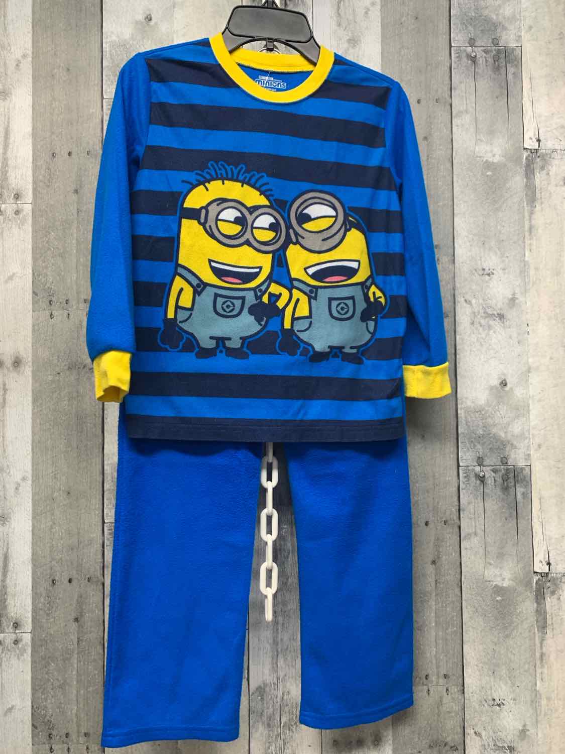 Size 8 Blue/Yellow Dreamworks 2pc PJs