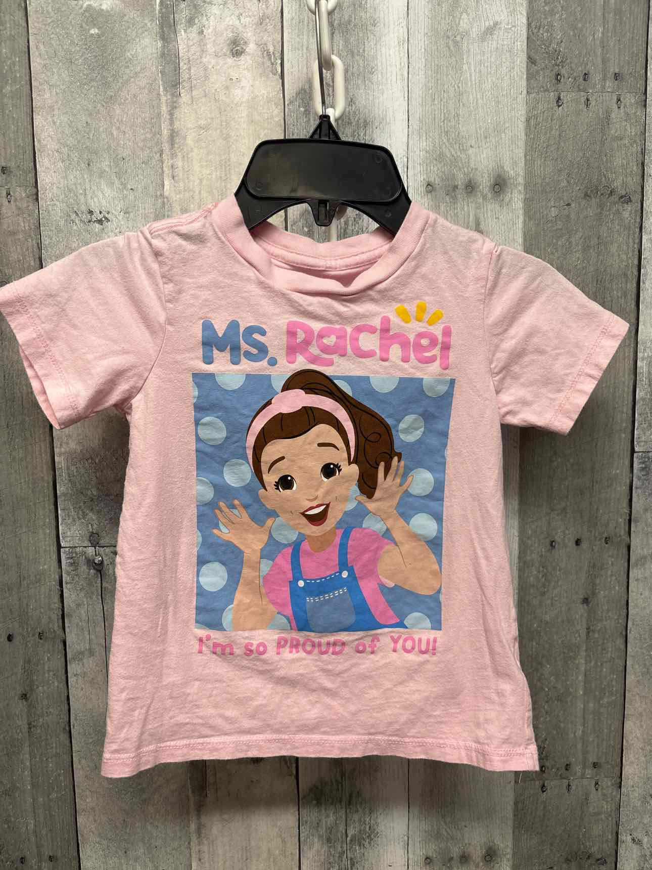 Size 5T Pink/Blue B Brand T Shirt