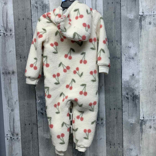 Size 24 Months White Floral Print Carter's Heavy Jacket