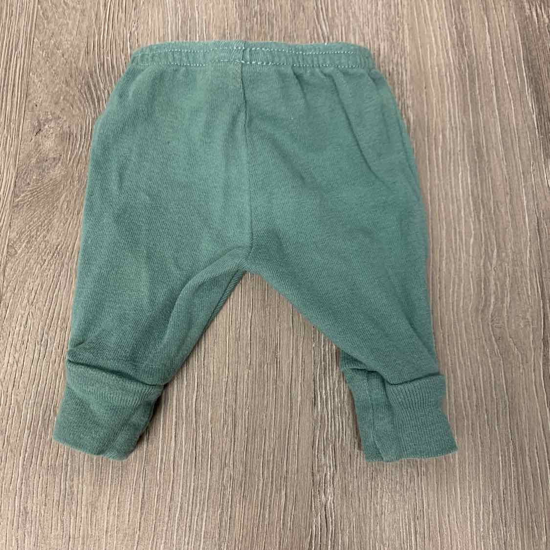 Size Preemie Green Carter's Athletic Pants