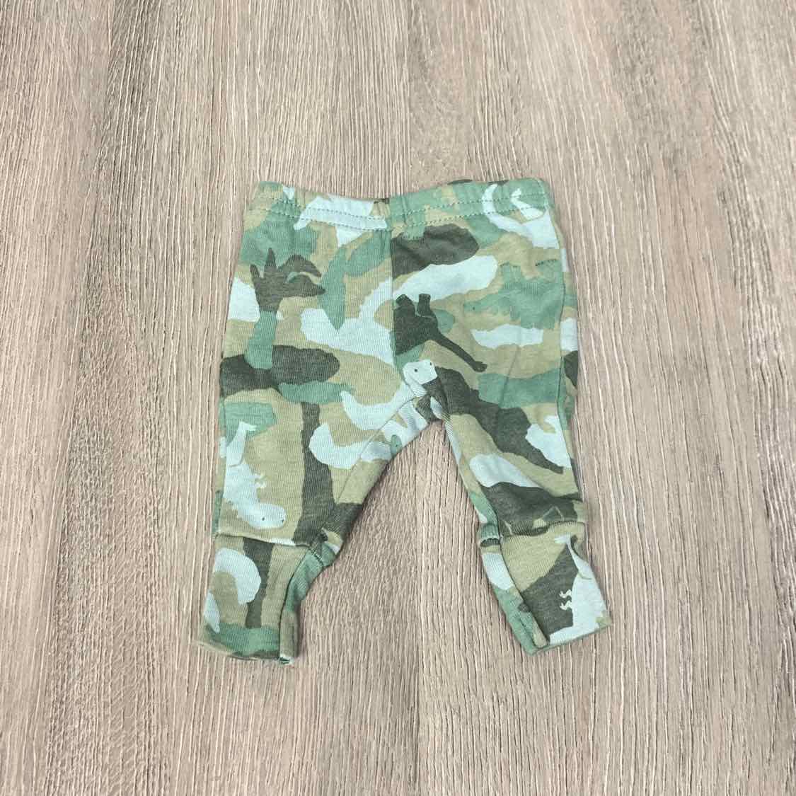 Size Preemie Green Camo Child of Mine Athletic Pants - OodlesCB