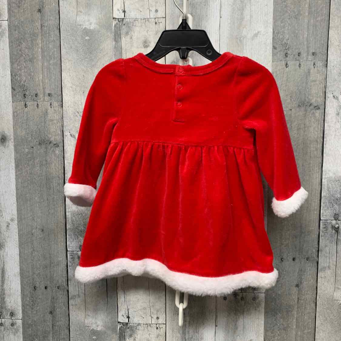 Size 18 Months Red/Brown B Brand LS Dress