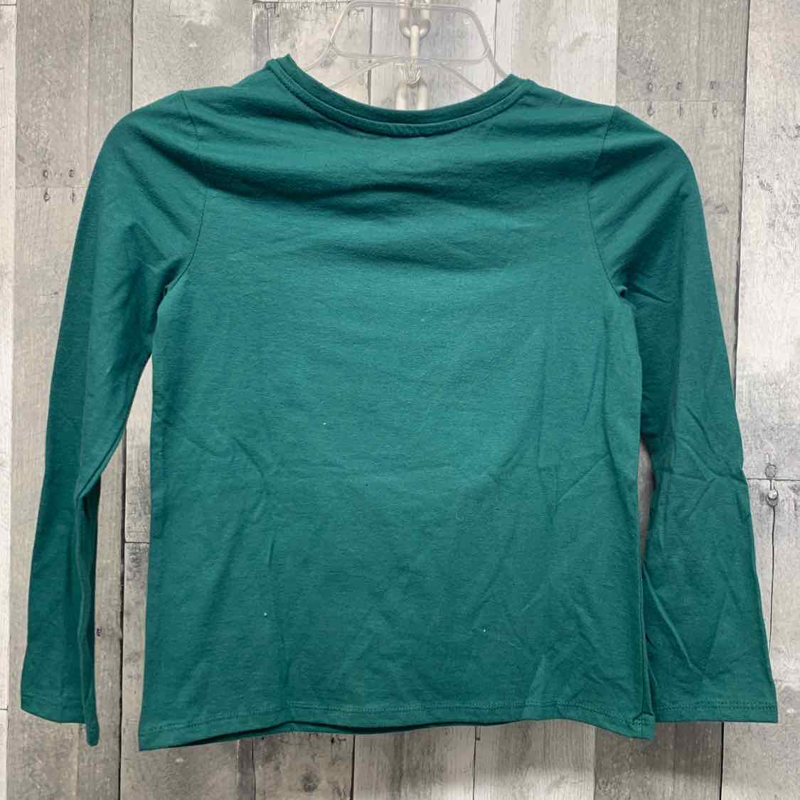 Size 8 Green Graphic Cat & Jack Long Sleeve Shirt