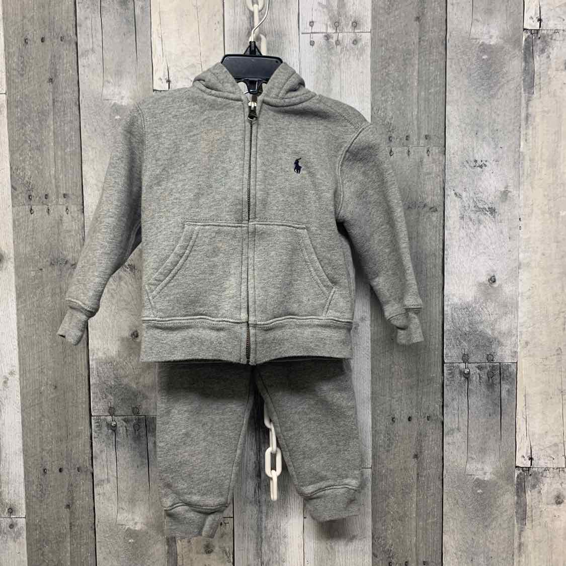 Size 2T Gray Ralph Lauren Jacket/Pants