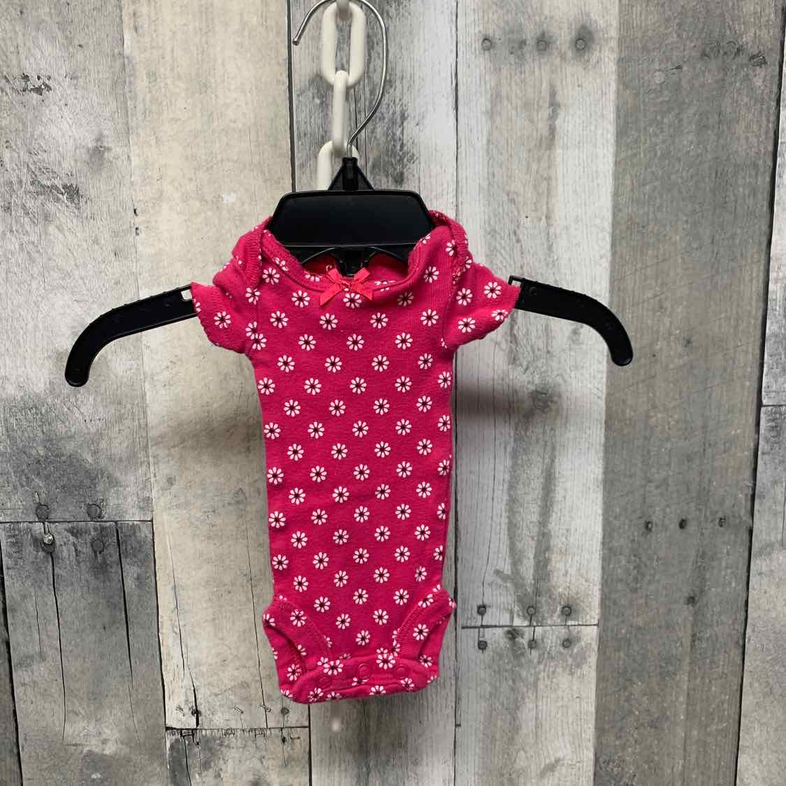 Size Preemie Pink Floral Print Child of Mine Bodysuit
