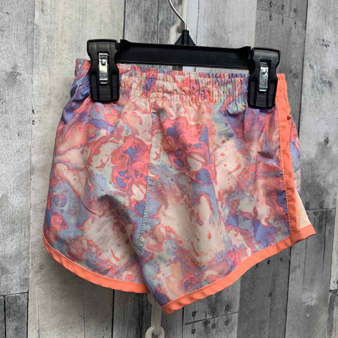 Size 3T Orange Print Sport Brand Shorts - Athletic