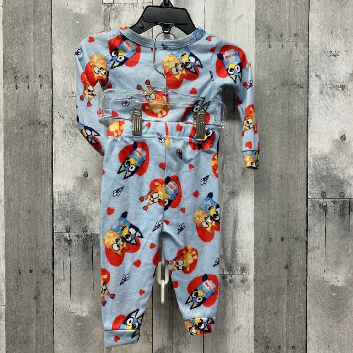 Size 12 Months Blue Print Disney 2pc PJs