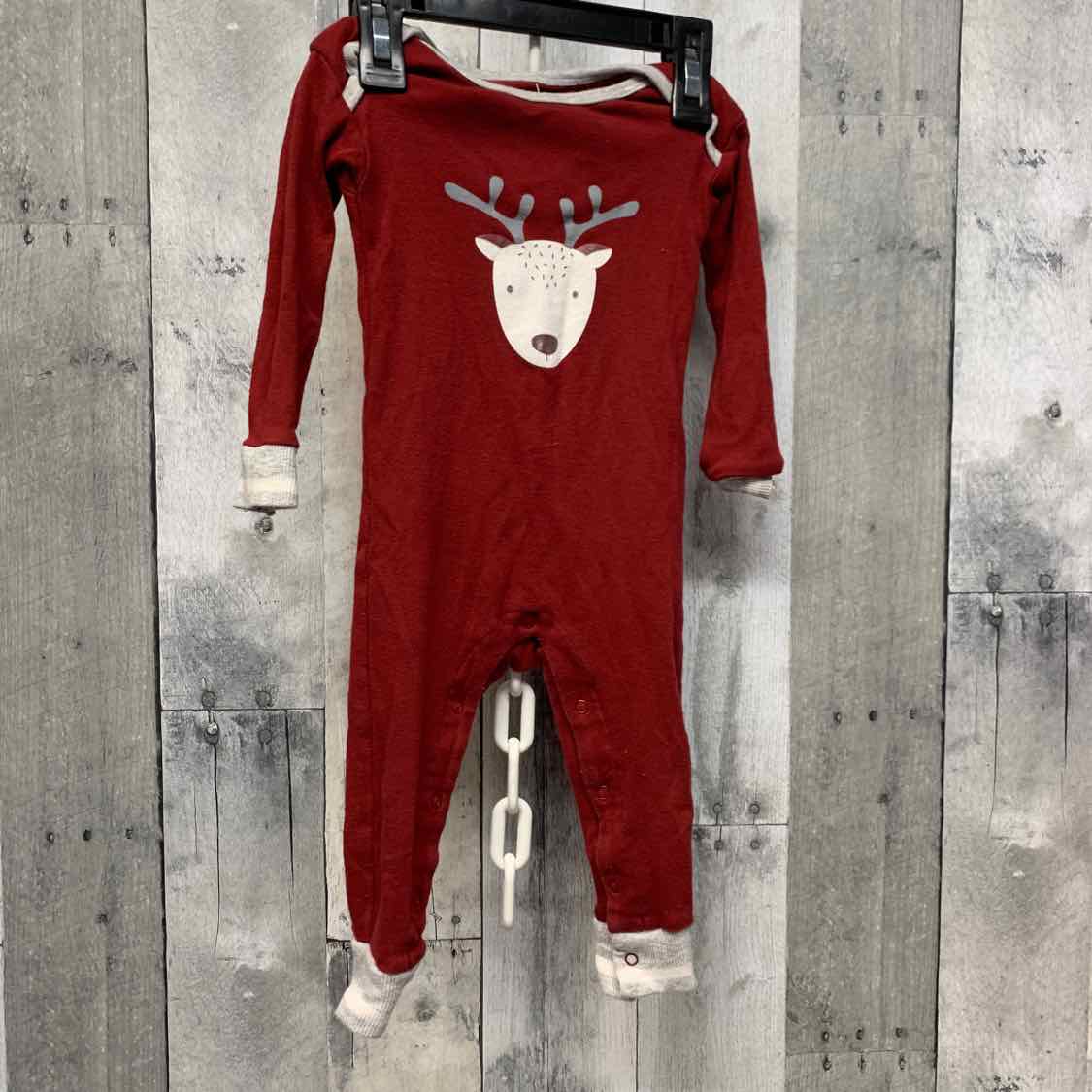 Size 12 Months Burgundy Mid Brand Romper