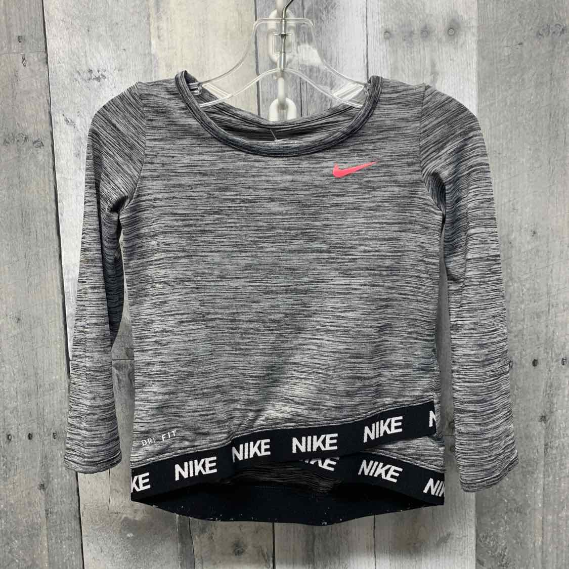 Size 24 Months Gray Sport Brand Long Sleeve Shirt