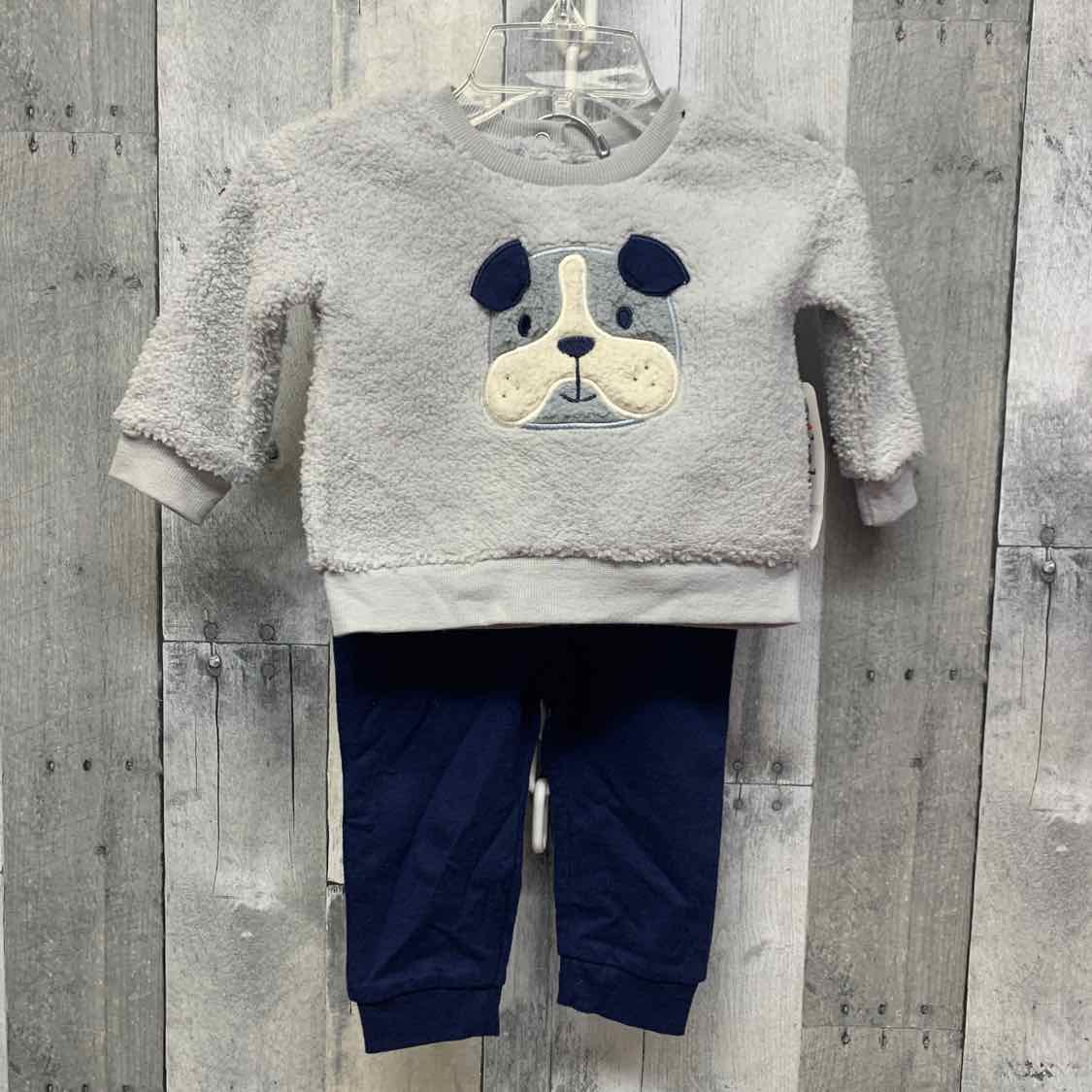 Size 9 Months Navy Graphic Baby Starters Shirt/Pants