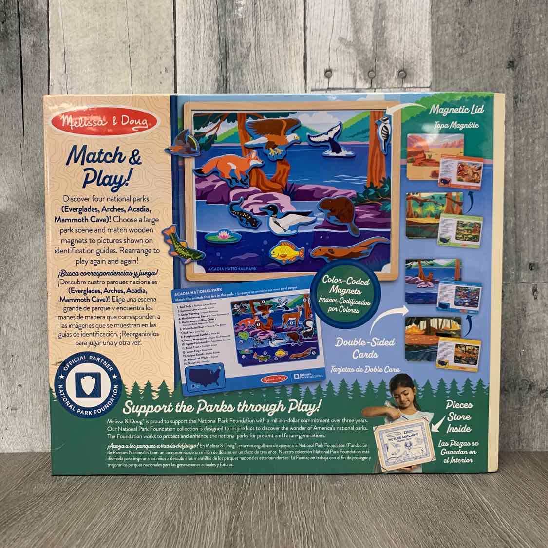 Melissa & Doug Wooden Matching/Learning Game - OodlesCB