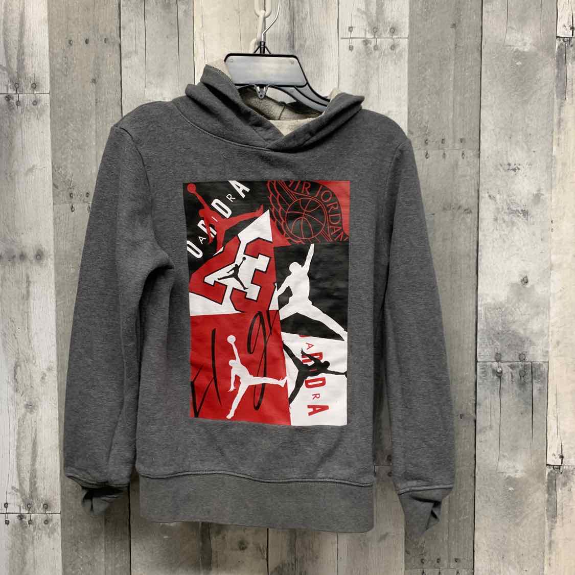 Size 10/12 Gray/Red Sport Brand Pull Over