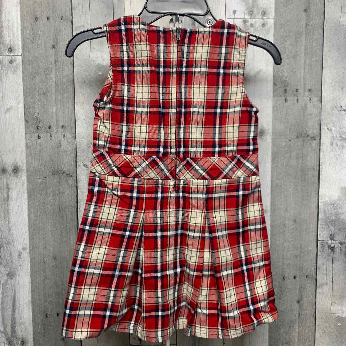 Size 4T Red Plaid Cat & Jack Dress
