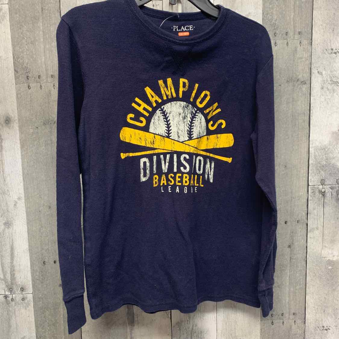Size 10/12 Navy Children's Place Long Sleeve Shirt