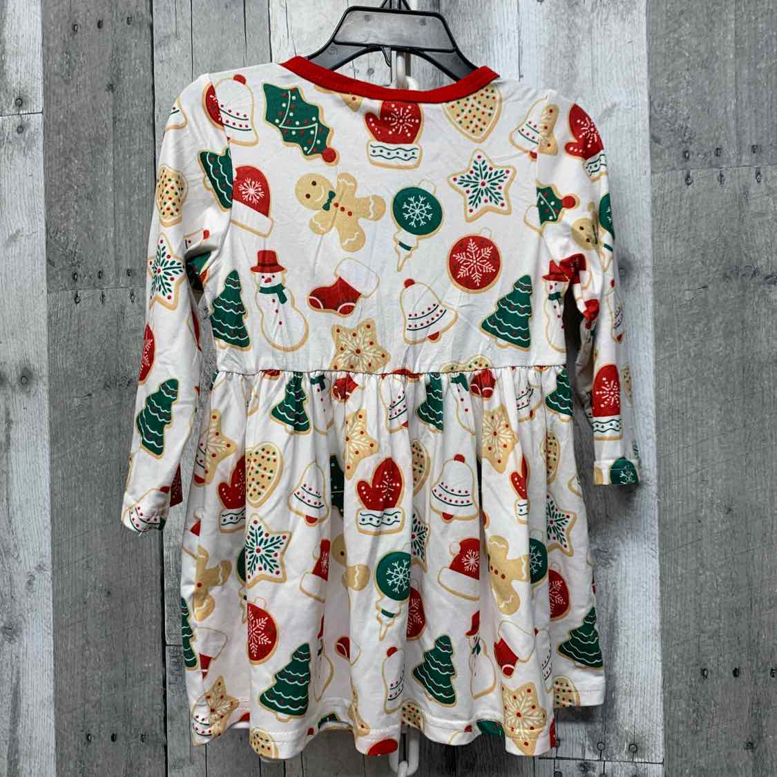 Size 12-18 Months White Print Shein Dress - Knit