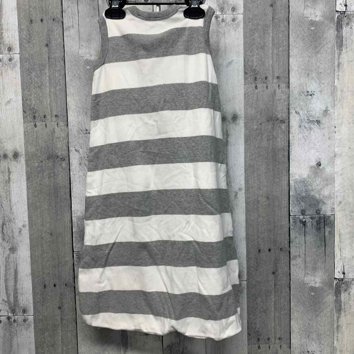Size Small Gray Striped Burt's Bees Baby Sleep Sack