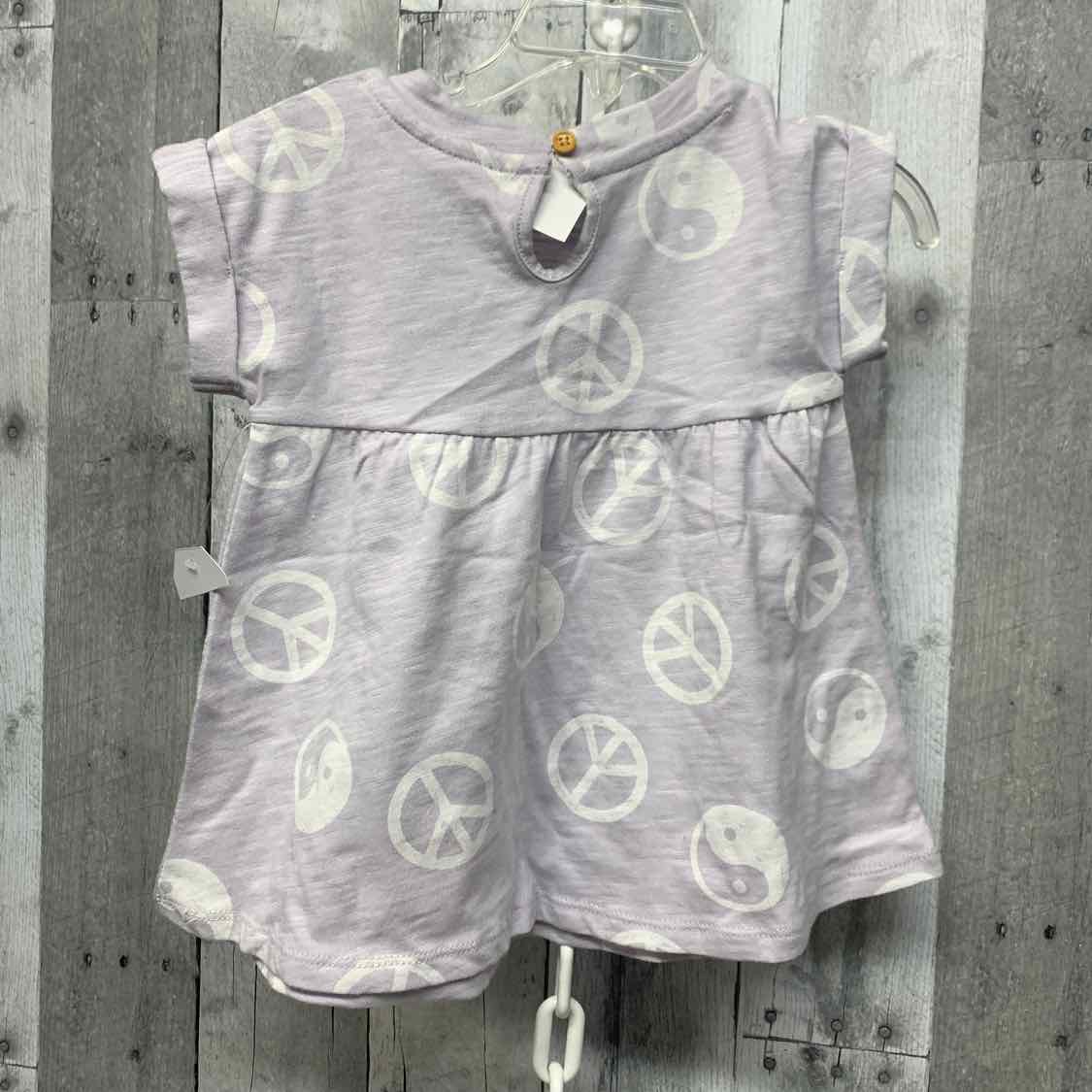 Size 9 Months Purple Print Mid Brand Dress
