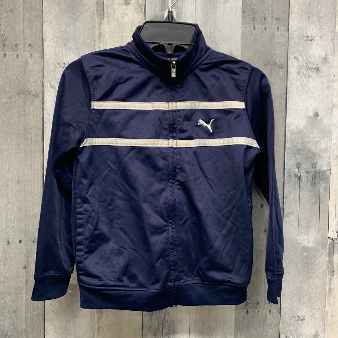 Size 7 Navy/White Puma Light Jacket
