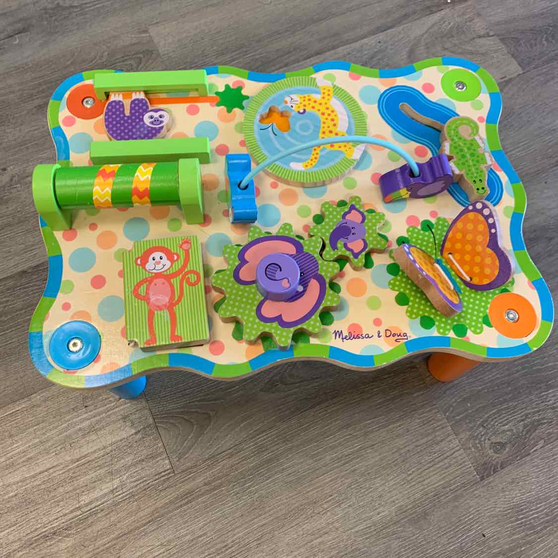 Melissa & Doug Green/Blue Activity Table - OodlesCB