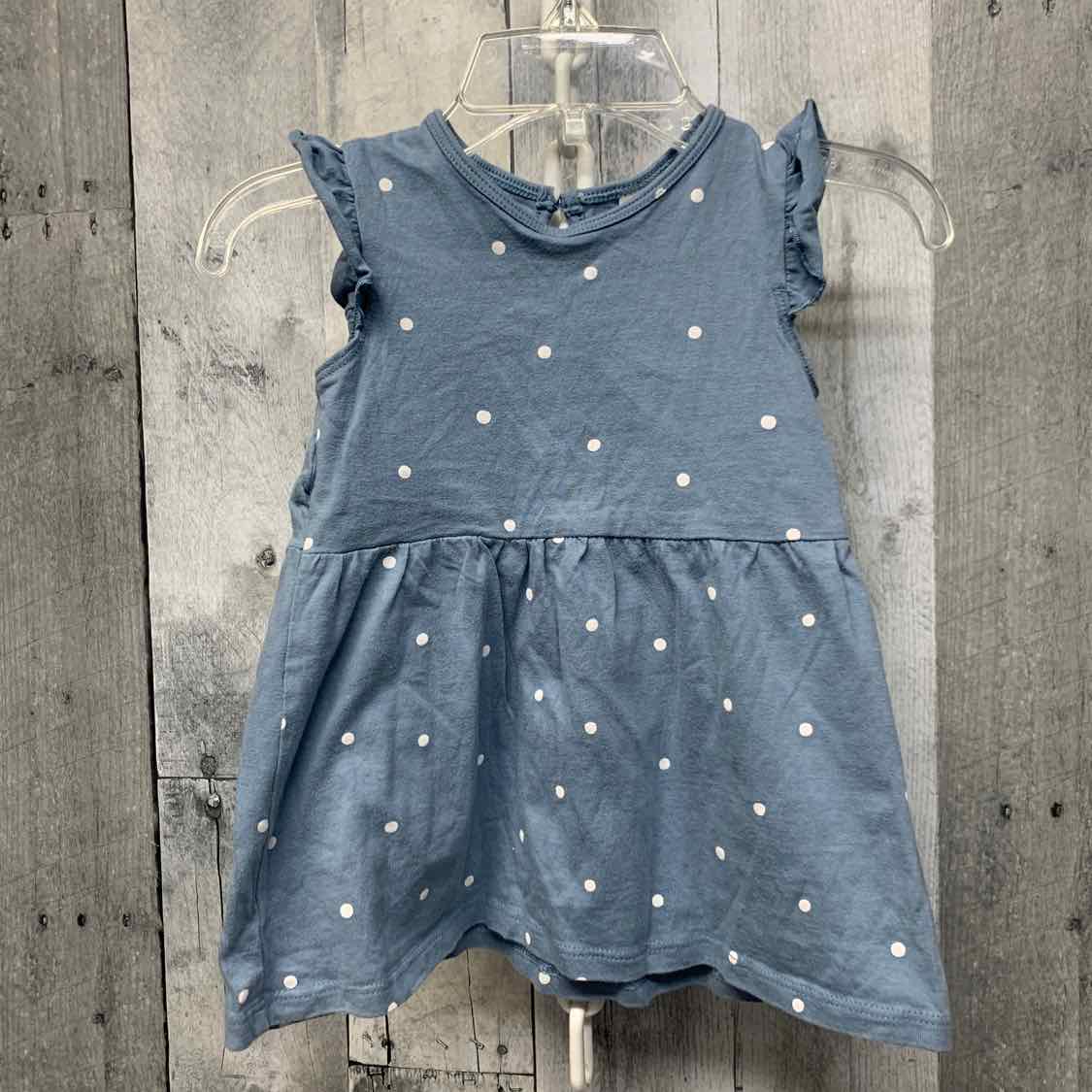 Size 6 Months Blue/White H&M Dress - Knit
