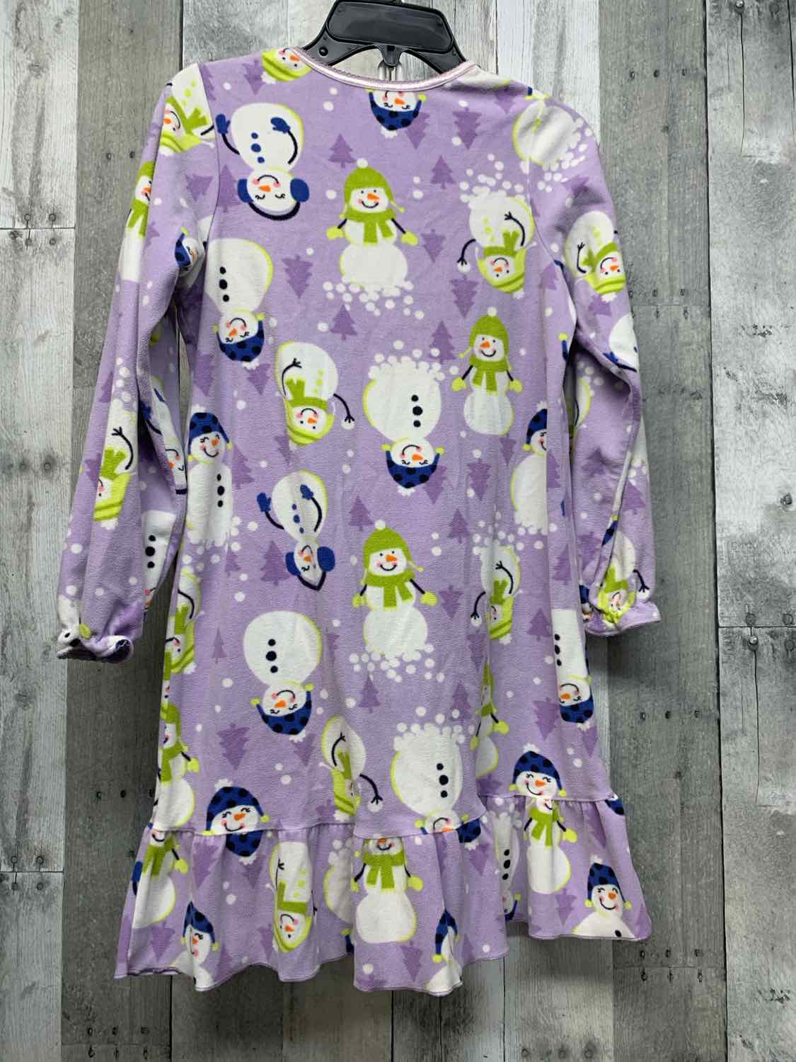 Size 10 Purple Print Carter's Nightgown