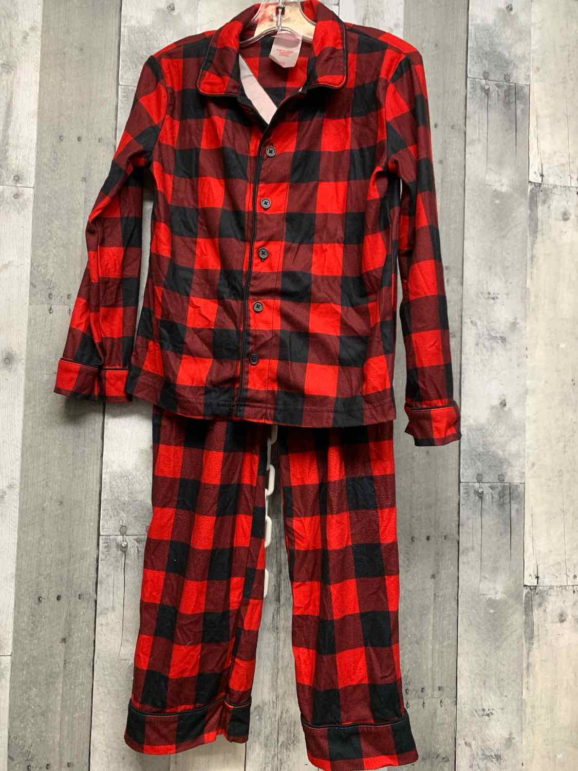 Size 6/7 Red/Black Holiday Brands 2pc PJs