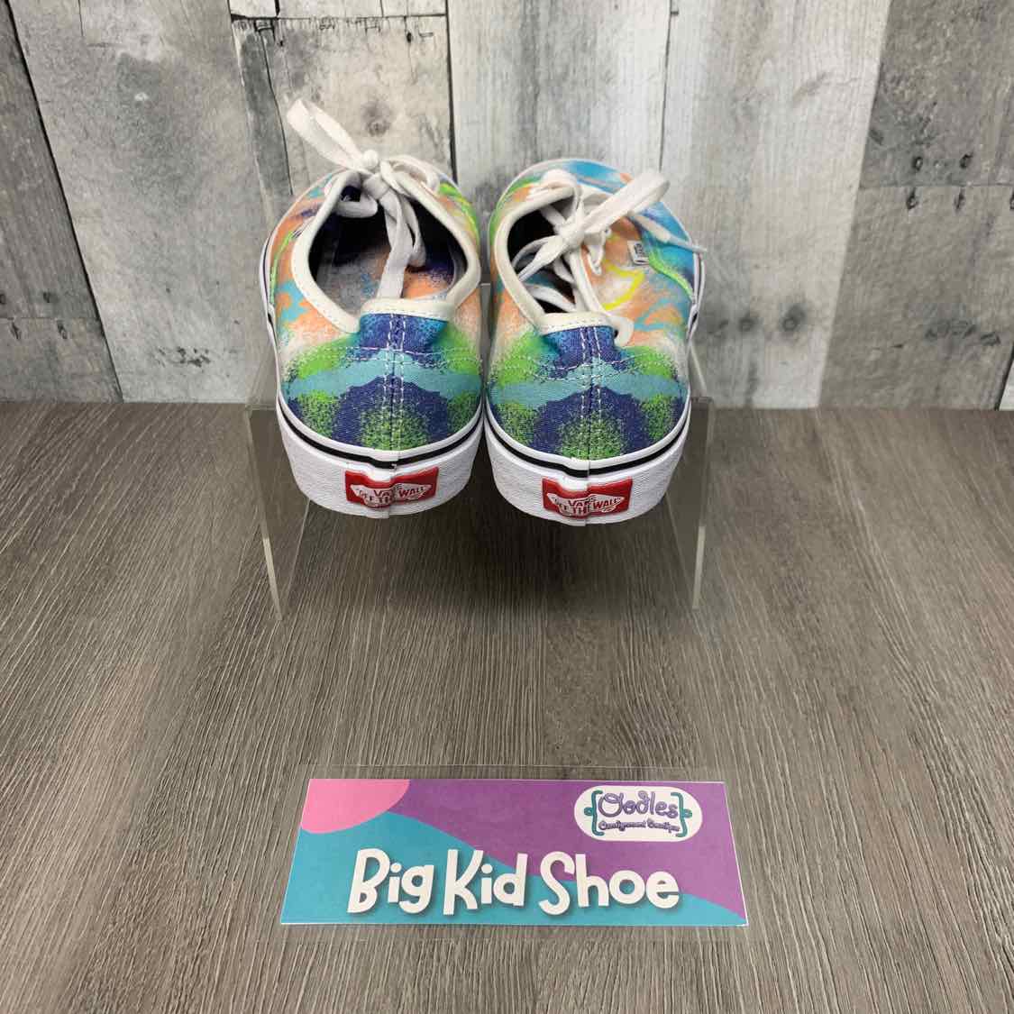 Size 5.5 Blue/Coral Vans Sneakers