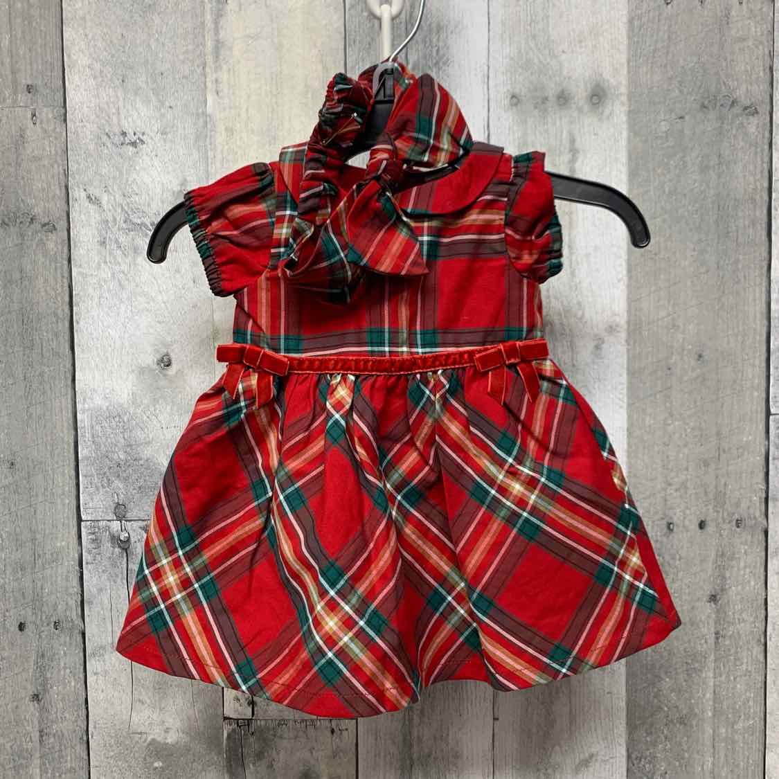 Size Newborn Red/Green Carter's Dress