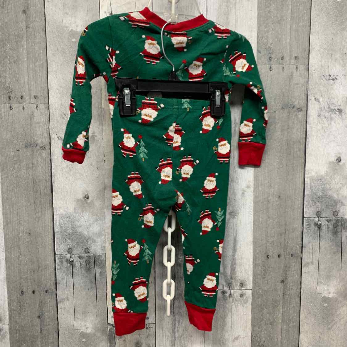 Size 18 Months Green Print Carter's 2pc PJs