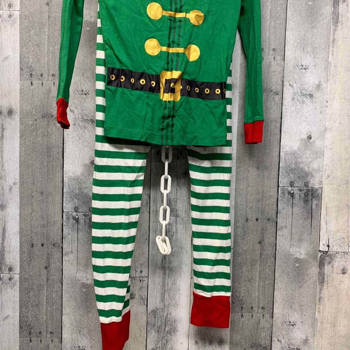 Size 8 Green/Red Holiday Brands 2pc PJs