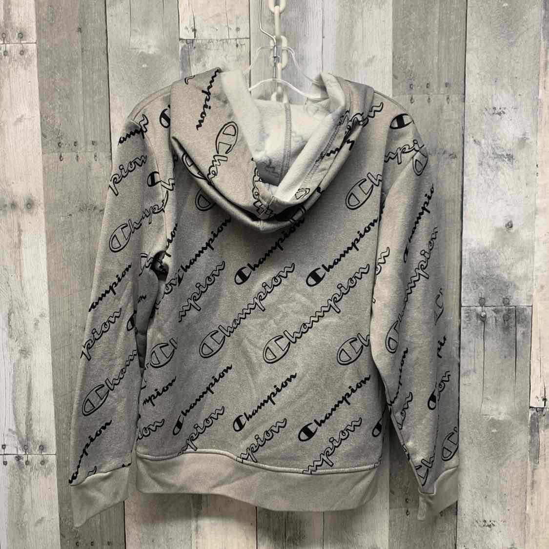 Size 10/12 Gray Print Champion Pull Over