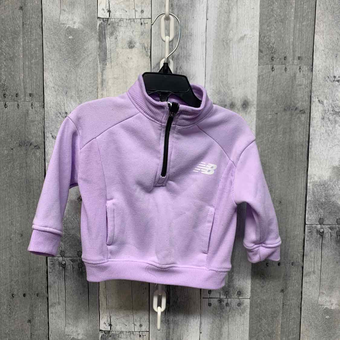 Size 12 Months Purple/White New Balance Pull Over