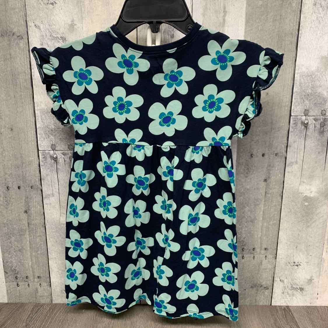 Size 4T Navy Floral Old Navy Dress - Knit