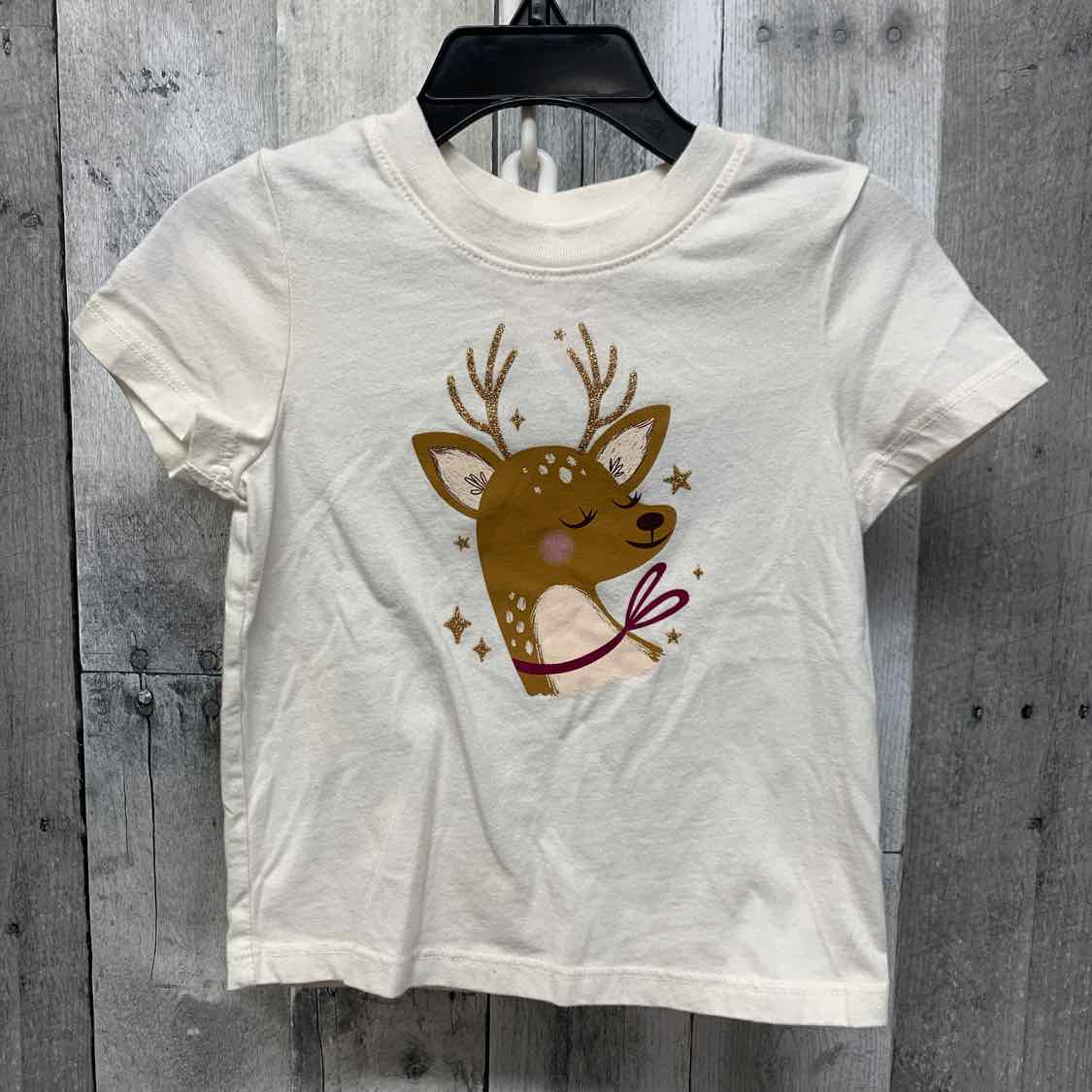 Size 18 Months Brown/White Cat & Jack T Shirt