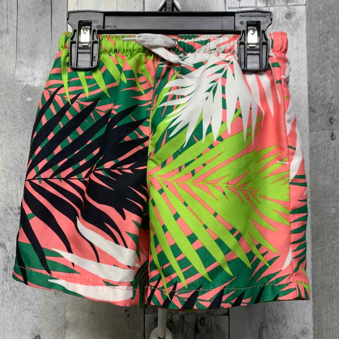 Size 18 Months Pink/Green City Streets Swim Trunks