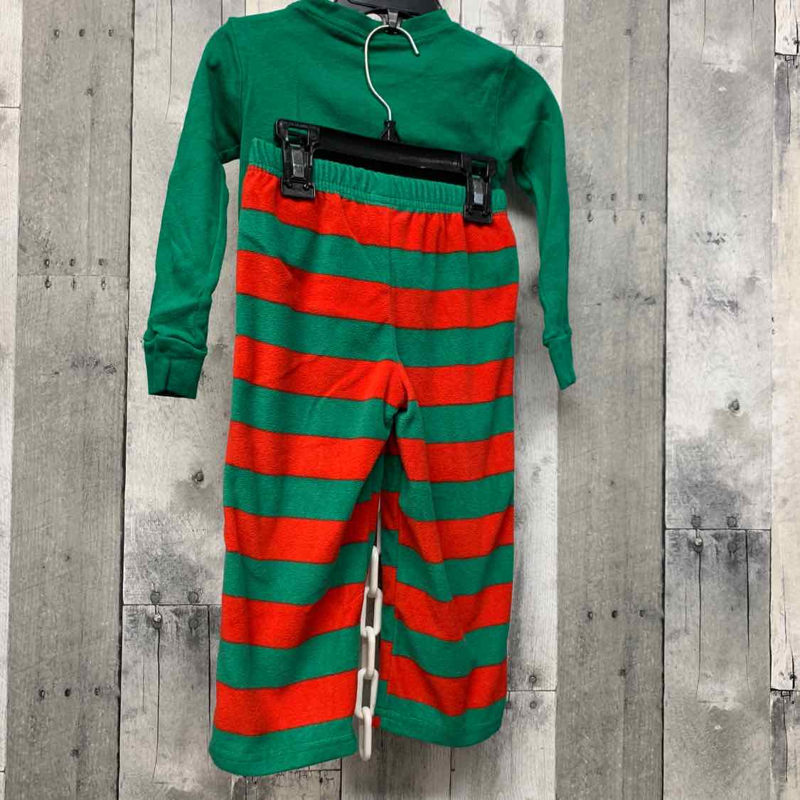 Size 2T Red/Green Carter's 2pc PJs