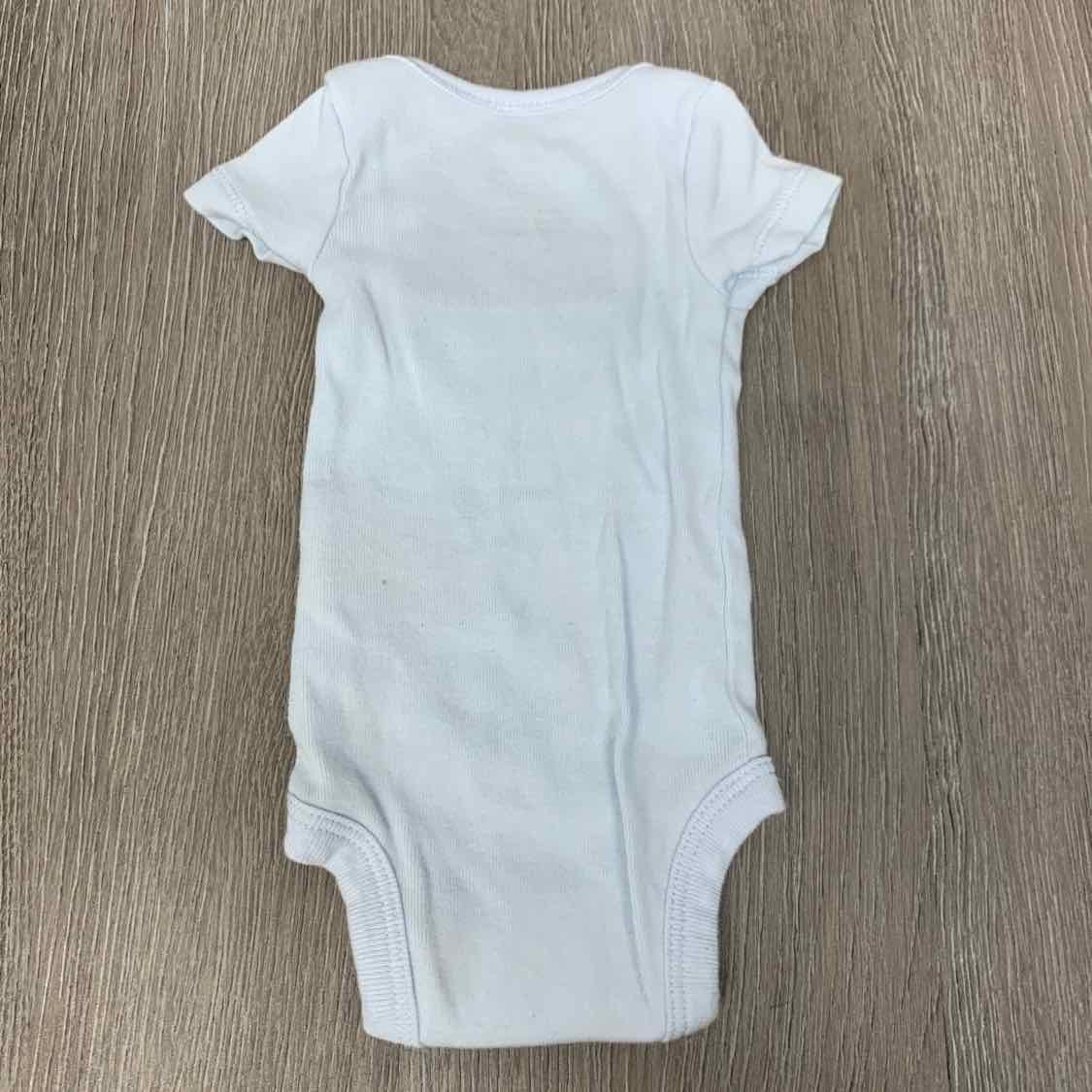 Size Preemie Blue Print Carter's Bodysuit