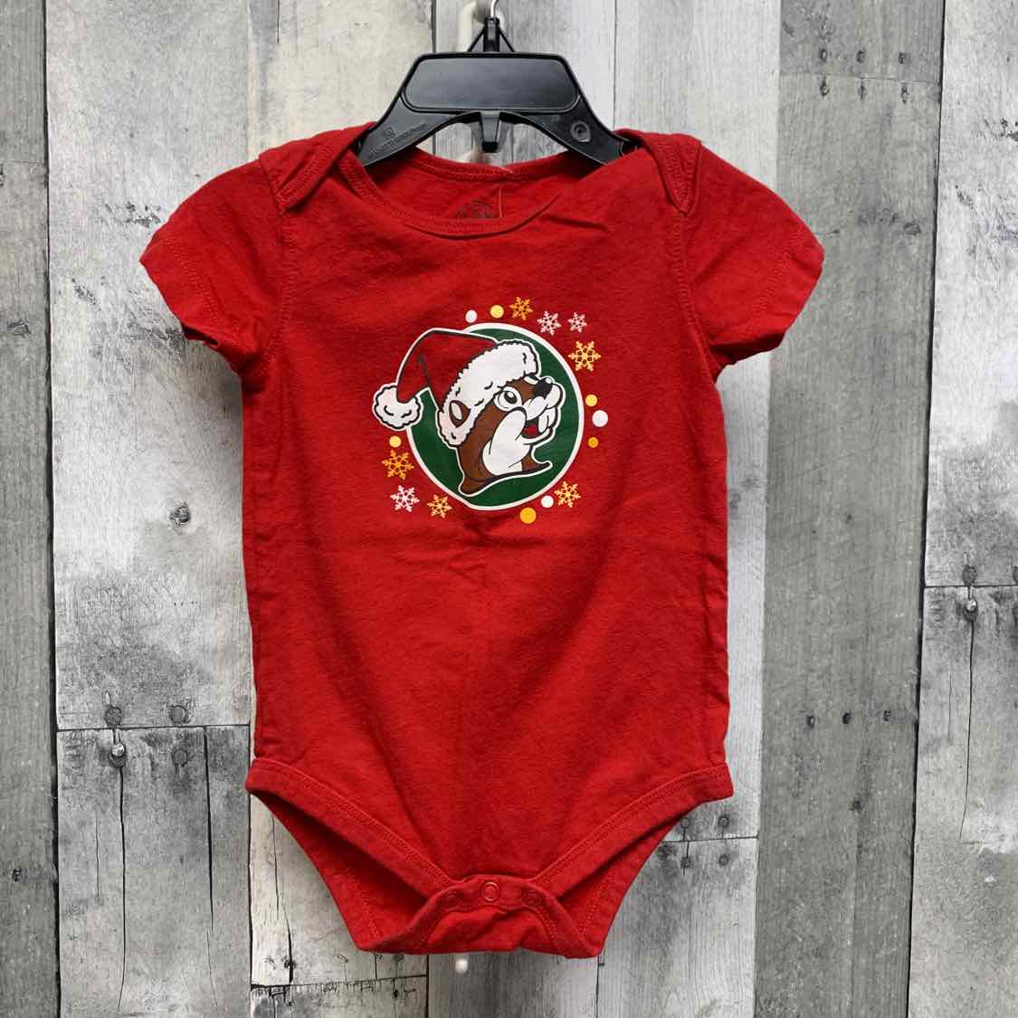 Size 12 Months Red Graphic B Brand Bodysuit