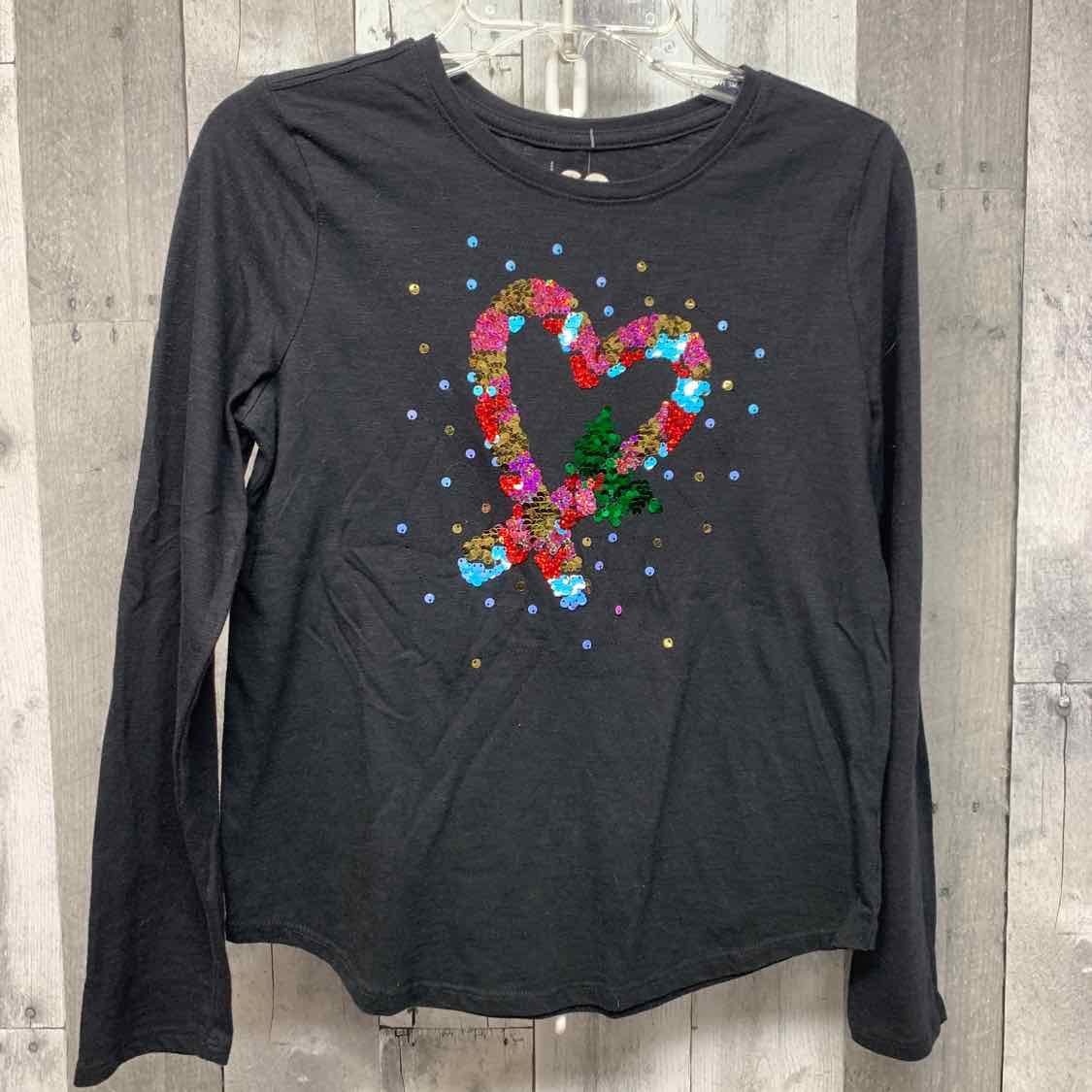 Size 10/12 Black Graphic SO Long Sleeve Shirt