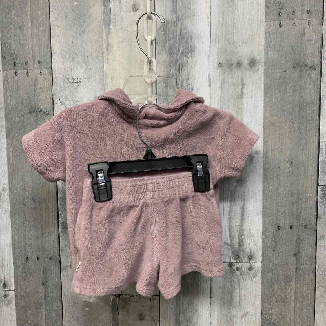 Size 6-9 Months Purple Mid Brand Shirt/Shorts