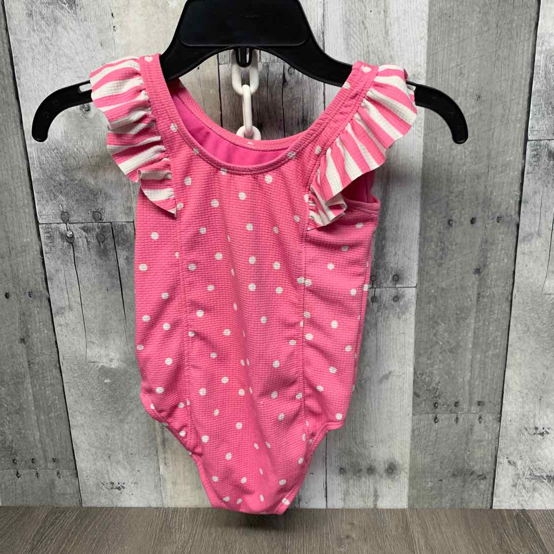 Size 4T Pink/White Jumping Beans Swim Suit - 1pc