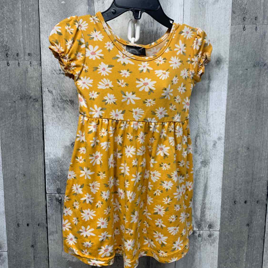 Size 12 Months Yellow Floral Print Picapino Dress